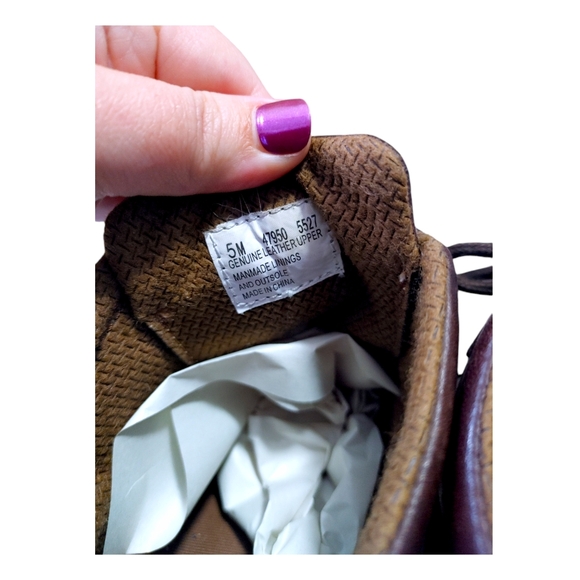 Timberland Brown Leather Lace Up Ankle Chukka Boots Mens Size 5 - Picture 9 of 10